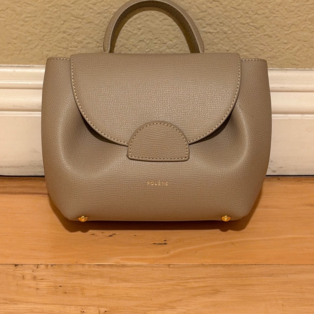 Polene Taupe Mini Bag